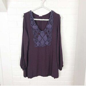 Women's Brown Long-Sleeved T-Shirt